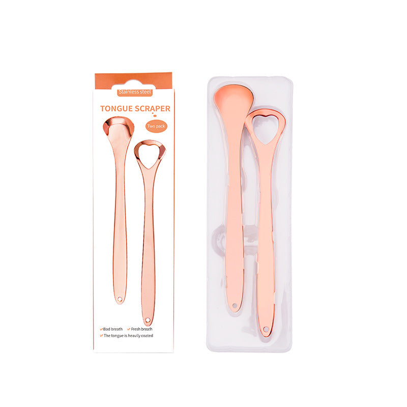 EverSmileCo™ U-Shaped Stainless Steel Tongue Scraper