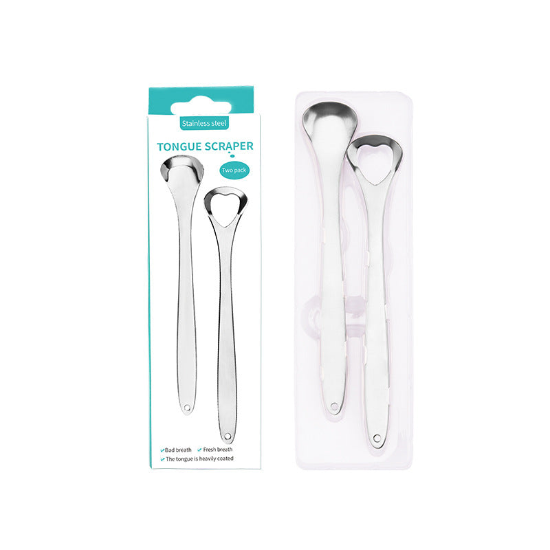 EverSmileCo™ U-Shaped Stainless Steel Tongue Scraper