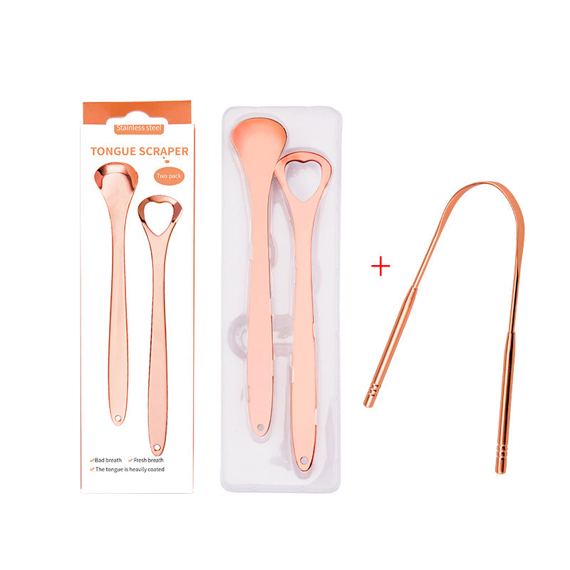 EverSmileCo™ U-Shaped Stainless Steel Tongue Scraper