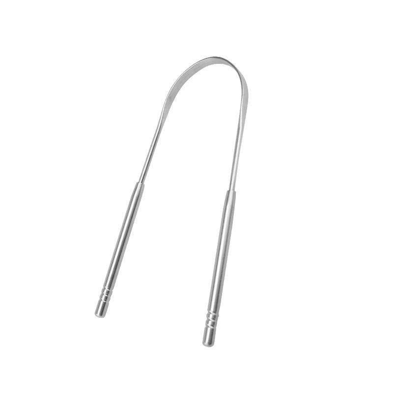 EverSmileCo™ U-Shaped Stainless Steel Tongue Scraper