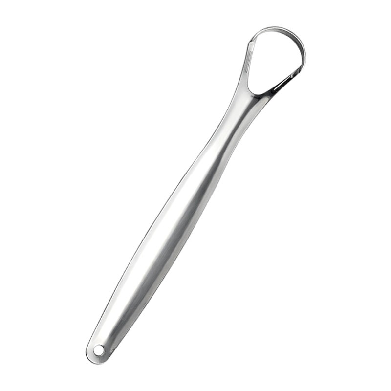 EverSmileCo™ Stainless Steel Tongue Brush & Scraper