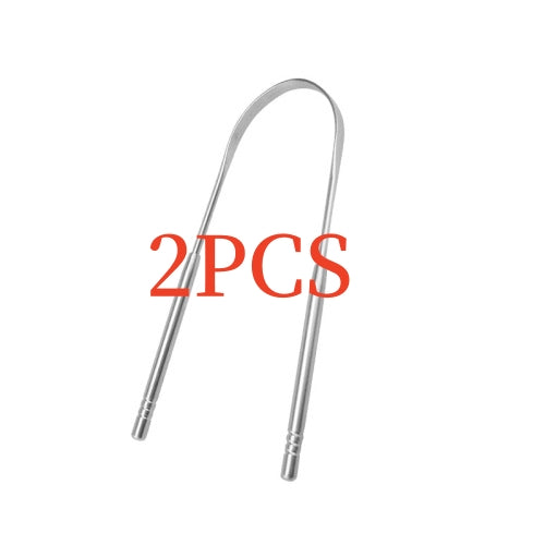 EverSmileCo™ U-Shaped Stainless Steel Tongue Scraper